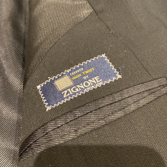 ZIGNONE men’s black blazer - Picture 6 of 6